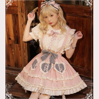 Dolores Sweet Lolita Strap Skirt SK / Outfit by Eieyomi (EY20)